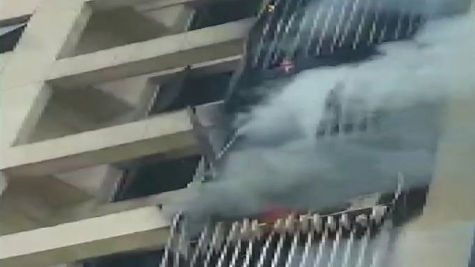 Fire broke out at Peninsula Park, a commercial building in Mumbai’s Andheri suburb