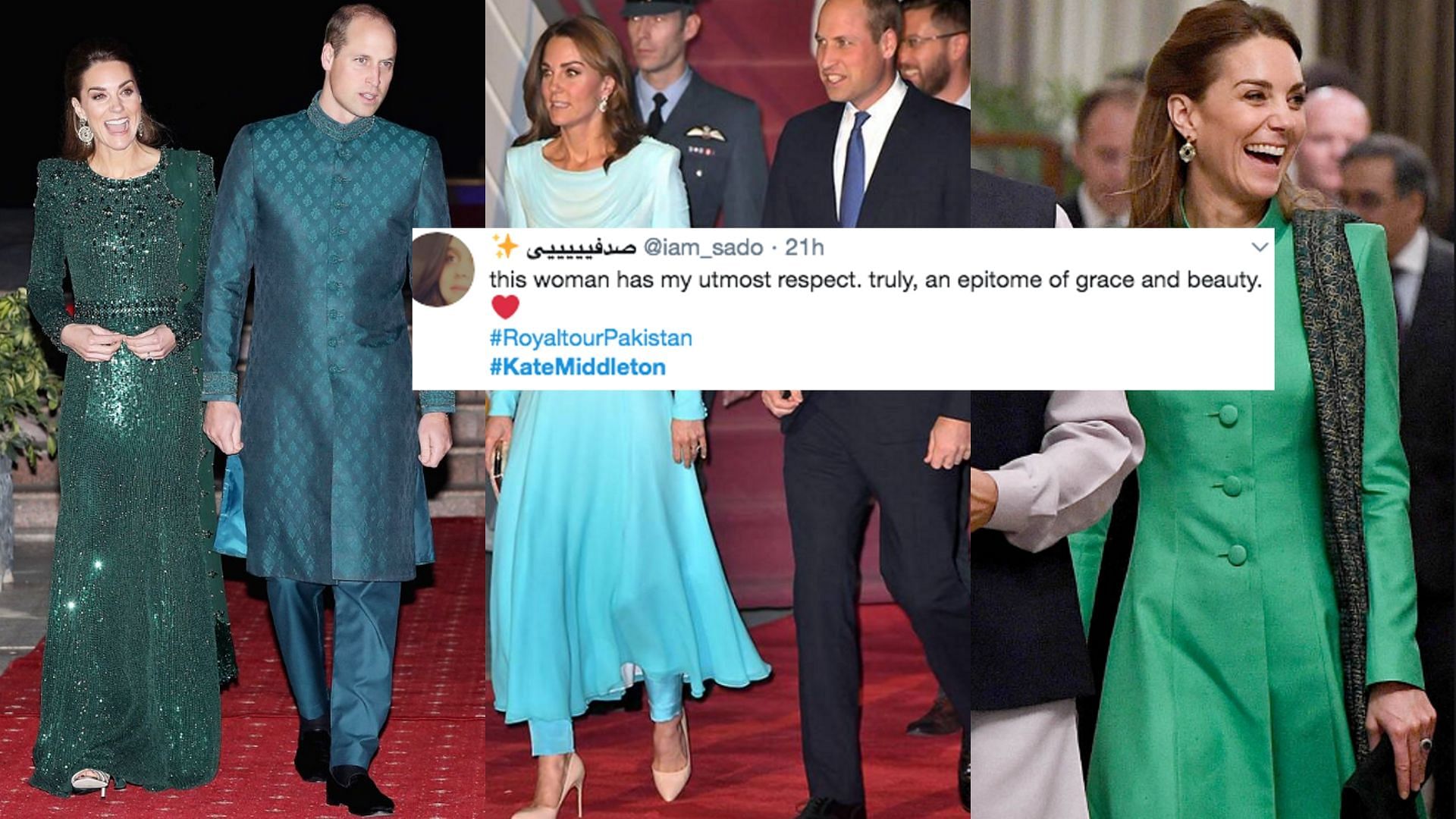 Kate Middleton dressed in these traditional outfits during the Duke and Duchess’ visit to Pakistan.