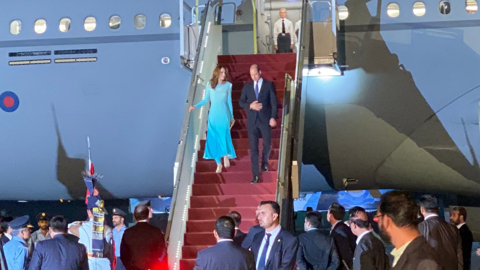 Prince William and Kate Middleton landed in Pakistan late evening on Monday, 14 October, kicking off their four-day official visit to the country.