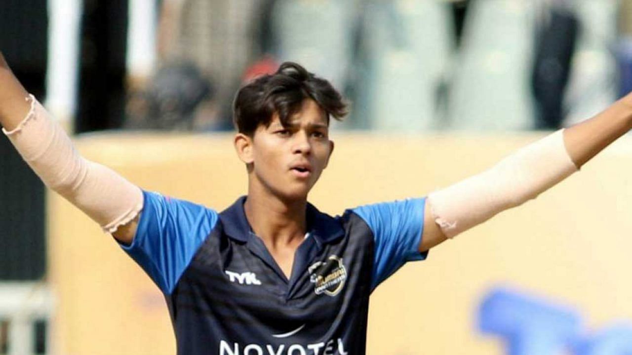 Yashasvi Jaiswal smashed his way into the record books by becoming the youngest player to score a List-A double ton.