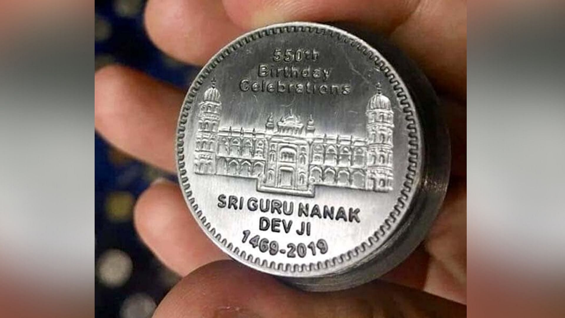 Pakistan on Wednesday issued a commemorative coin to mark Guru Nanak’s 550th birth anniversary in November.