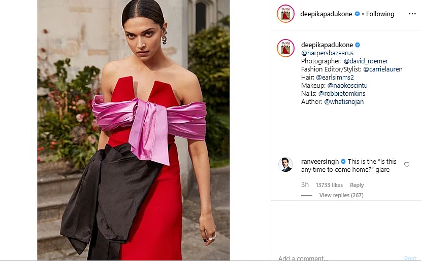 Here’s How Deepika Looks at Ranveer When He Comes Home Late