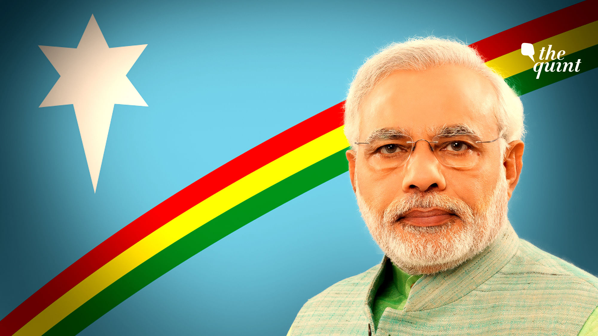Image of PM Modi and NSCN flag used for representational purposes.