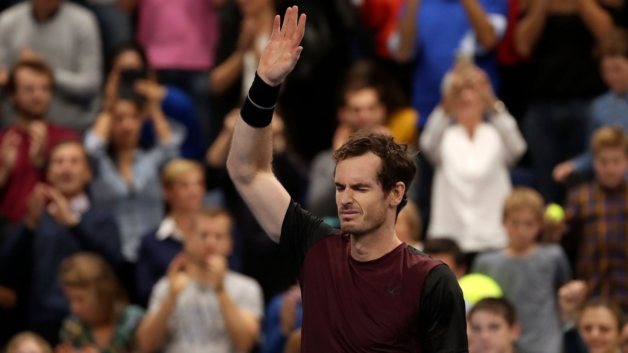 Andy Murray claimed his first ATP tour title in more than 2 1/2 years at the European Open on Sunday.