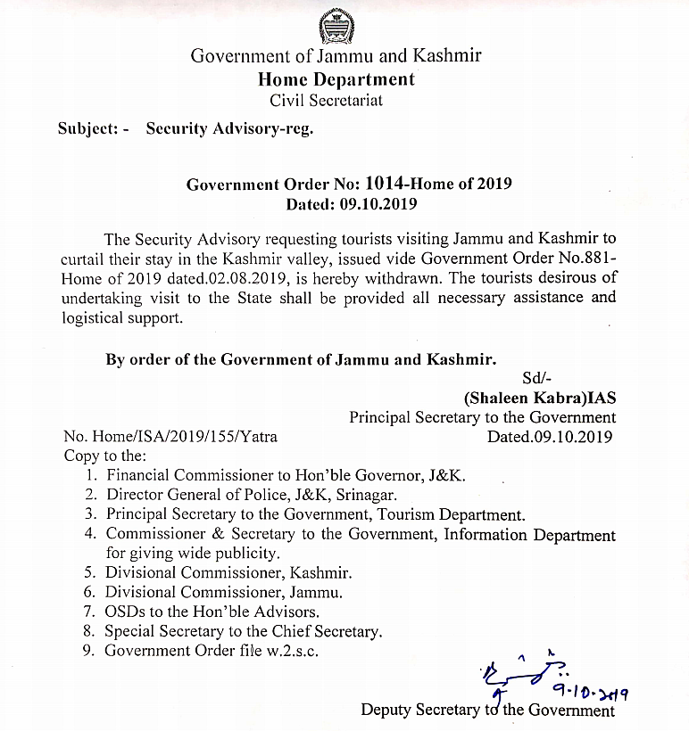 RK Mathur Becomes First L-G of UT Ladakh, Prez Rule Revoked in J&K