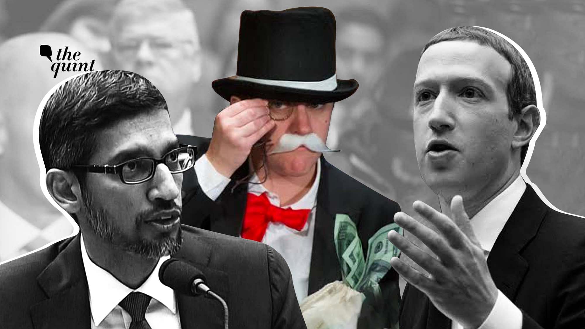 The ‘Monopoly Man’ showed up at Facebook CEO Mark Zuckerberg’s Congressional Hearing on 23 October. The creative activist had gone viral in December 2018 for showing up behind Google CEO Sundar Pichai during his testimony.&nbsp;