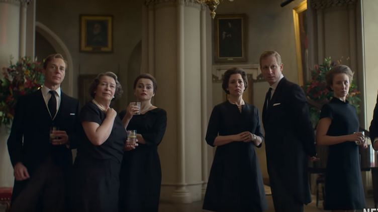 A still from <i>The Crown </i>Season 3 trailer.