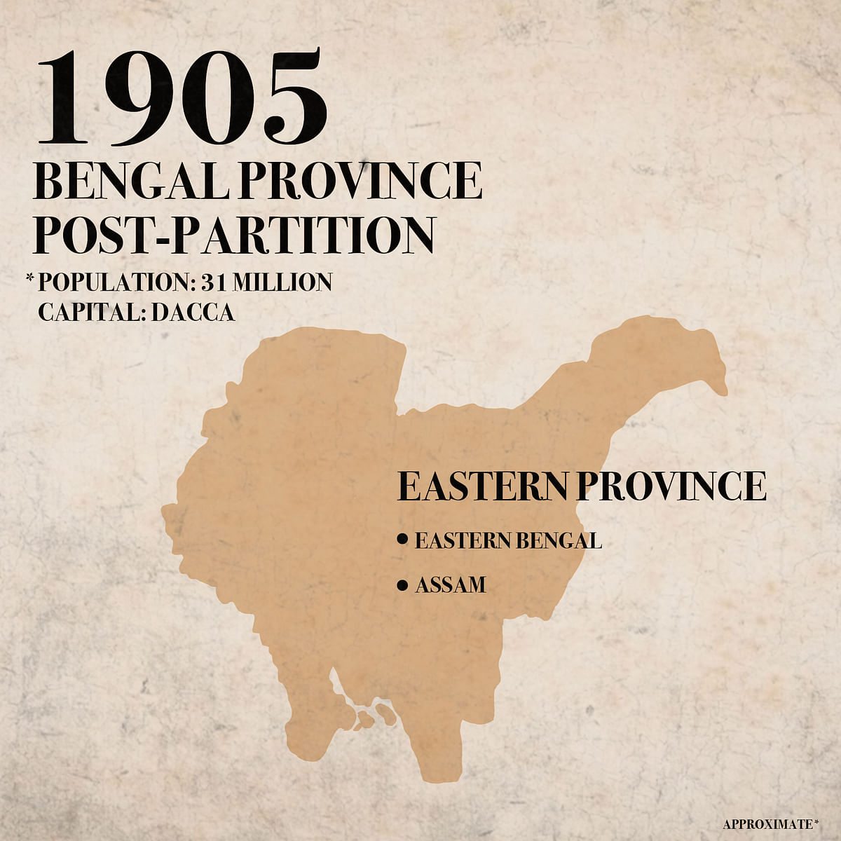  In 1905, Lord Curzon decided to divide Bengal, and in a well-planned move, it was partitioned on religious lines.