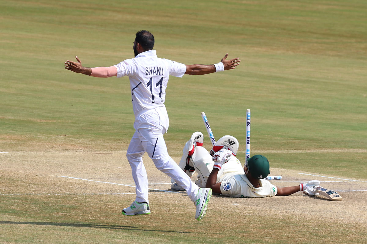 India bundled out South Africa for 191 runs on the fifth day to win the Test series opener by 203 runs in Vizag.