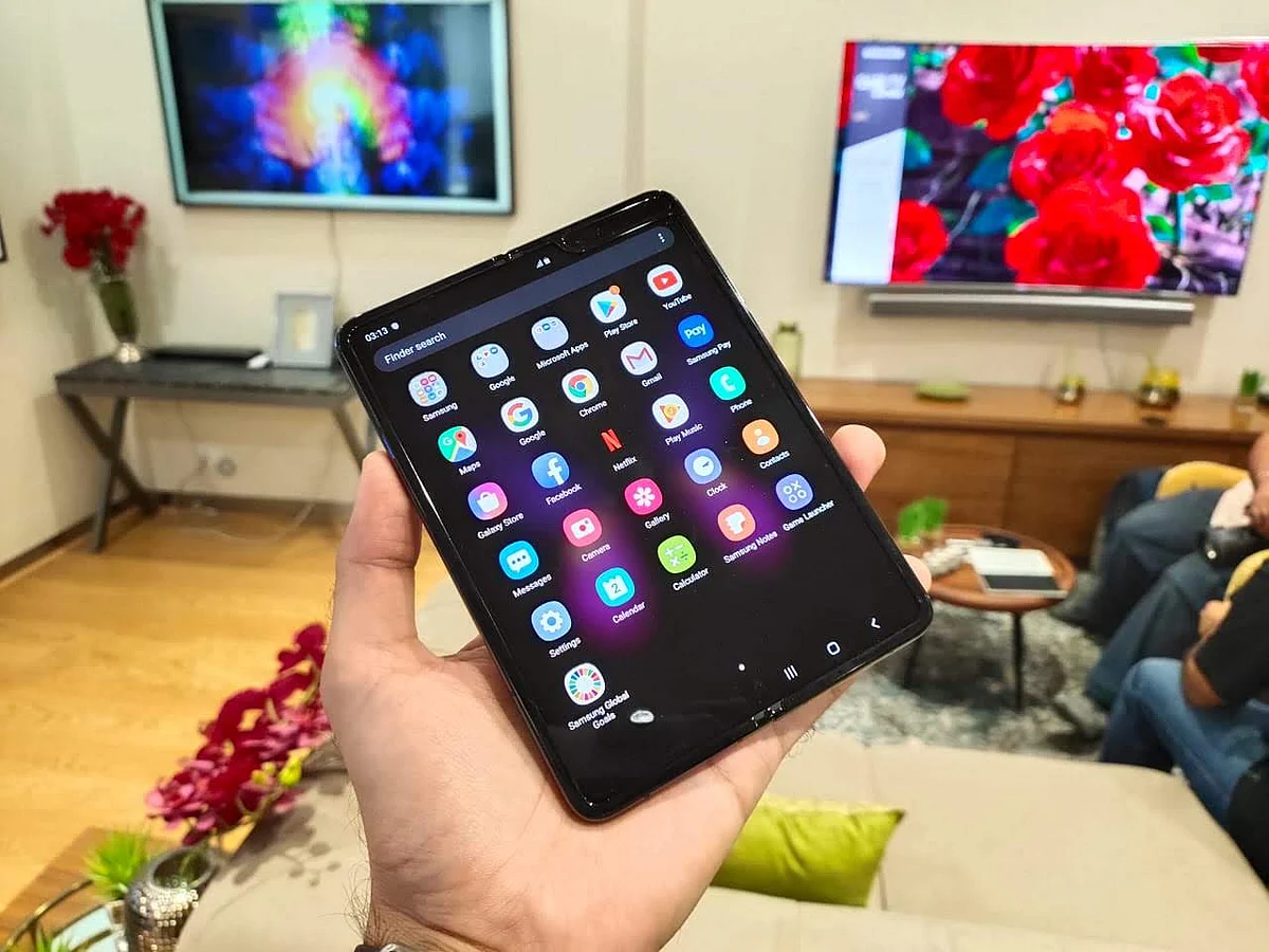 The Samsung Galaxy Fold comes with a 7.3-inch display.