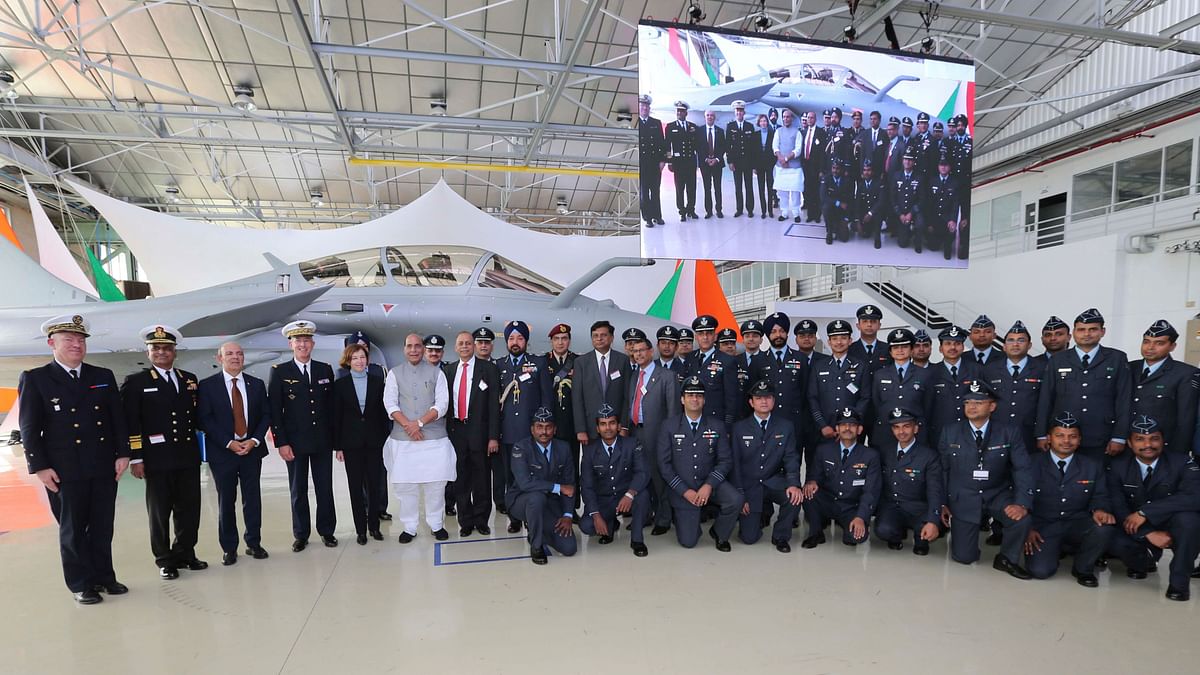 Rajnath Singh Receives 1st Rafale Jet, Calls It ‘Historic Day’