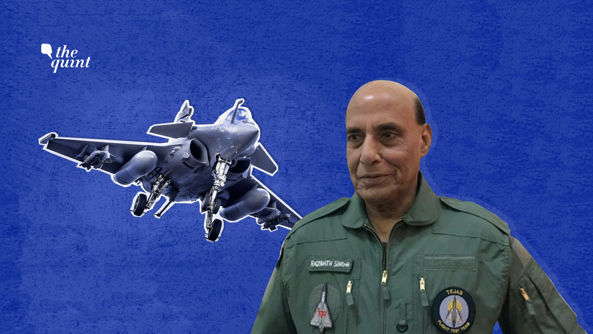 Image of Defence Minister Rajnath Singh, and a Rafale aircraft, used for representational purposes.