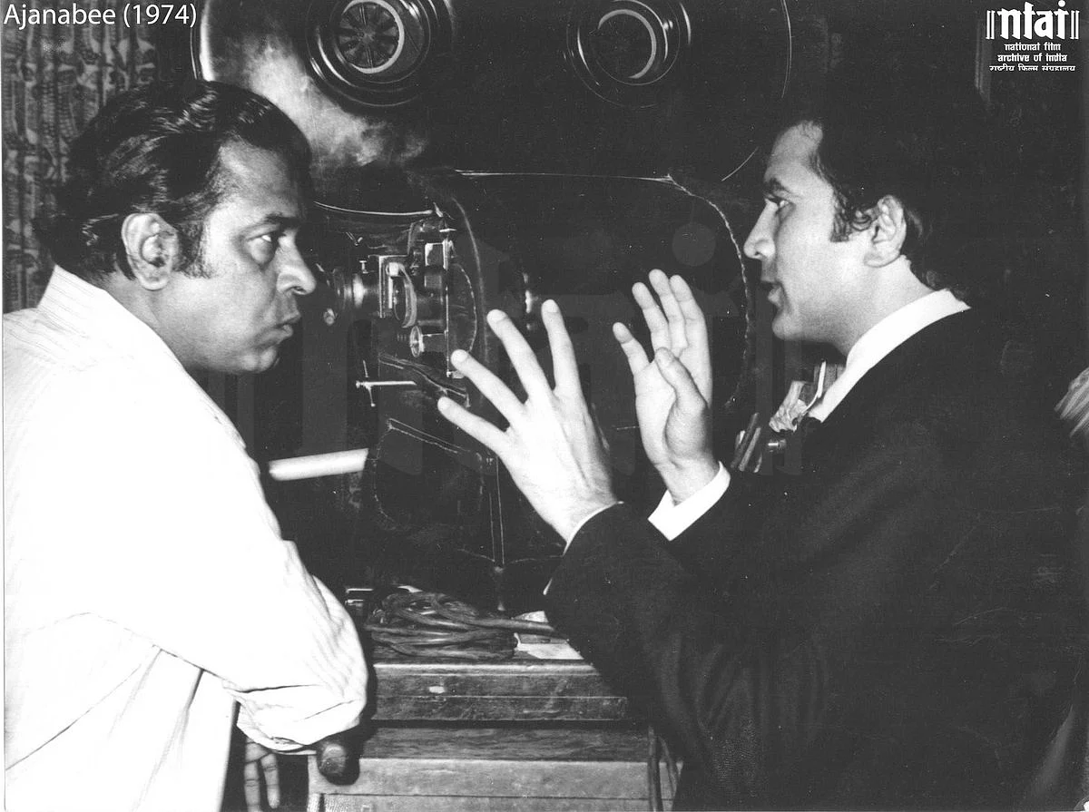 Rajesh Khanna with filmmaker Shakti Samanta.