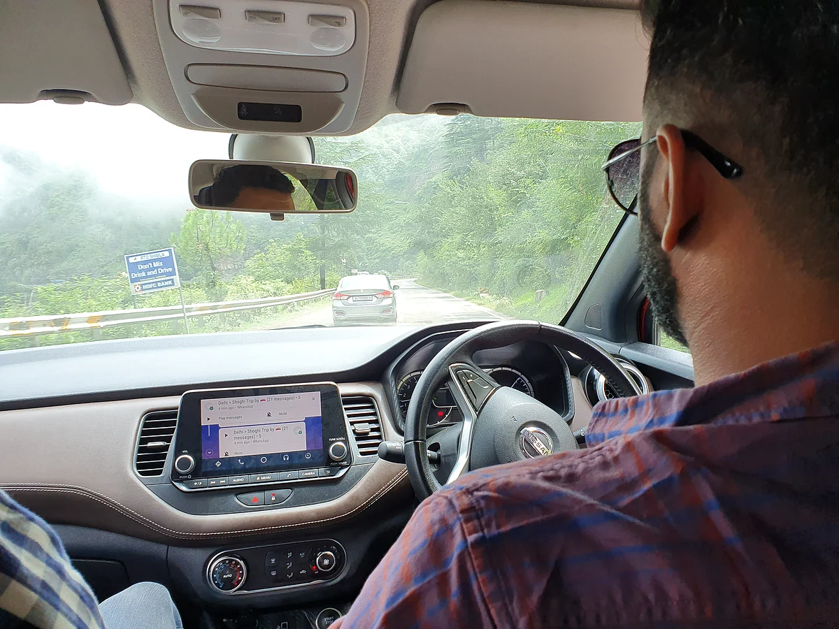 Make sure the car has a good infotainment system. Always helps during long trips.