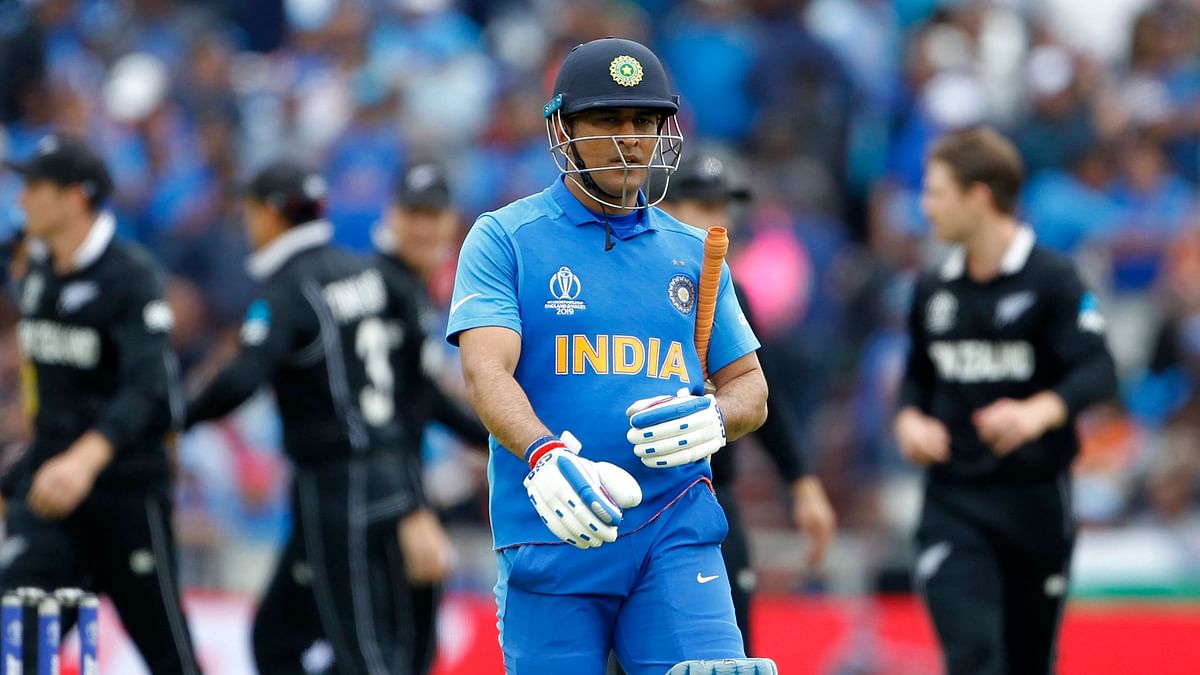 MS Dhoni’s last international appearance was India’s World Cup semi-final match against New Zealand.