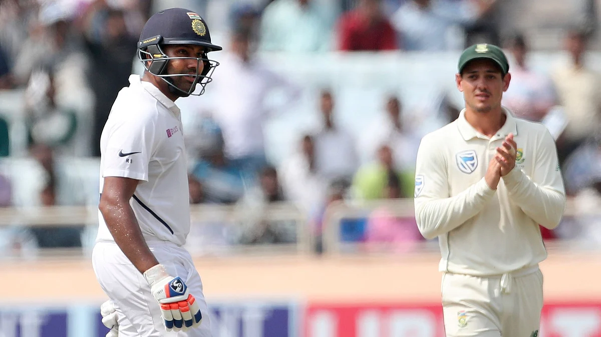Indian opener Rohit Sharma recorded the highest batting average in Test cricket on home soil.