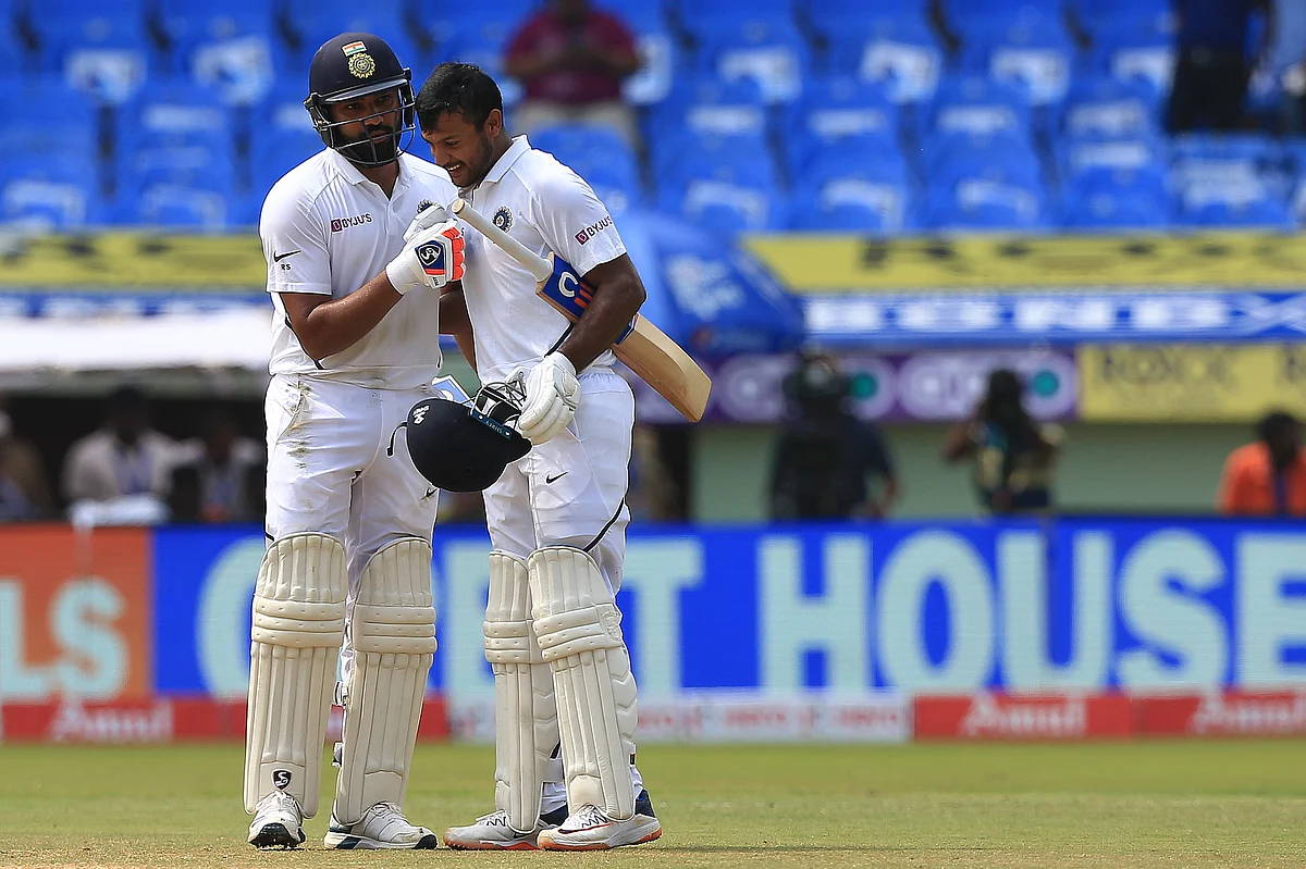 Rohit and Agarwal did not take long to register India’s highest opening stand against South Africa.