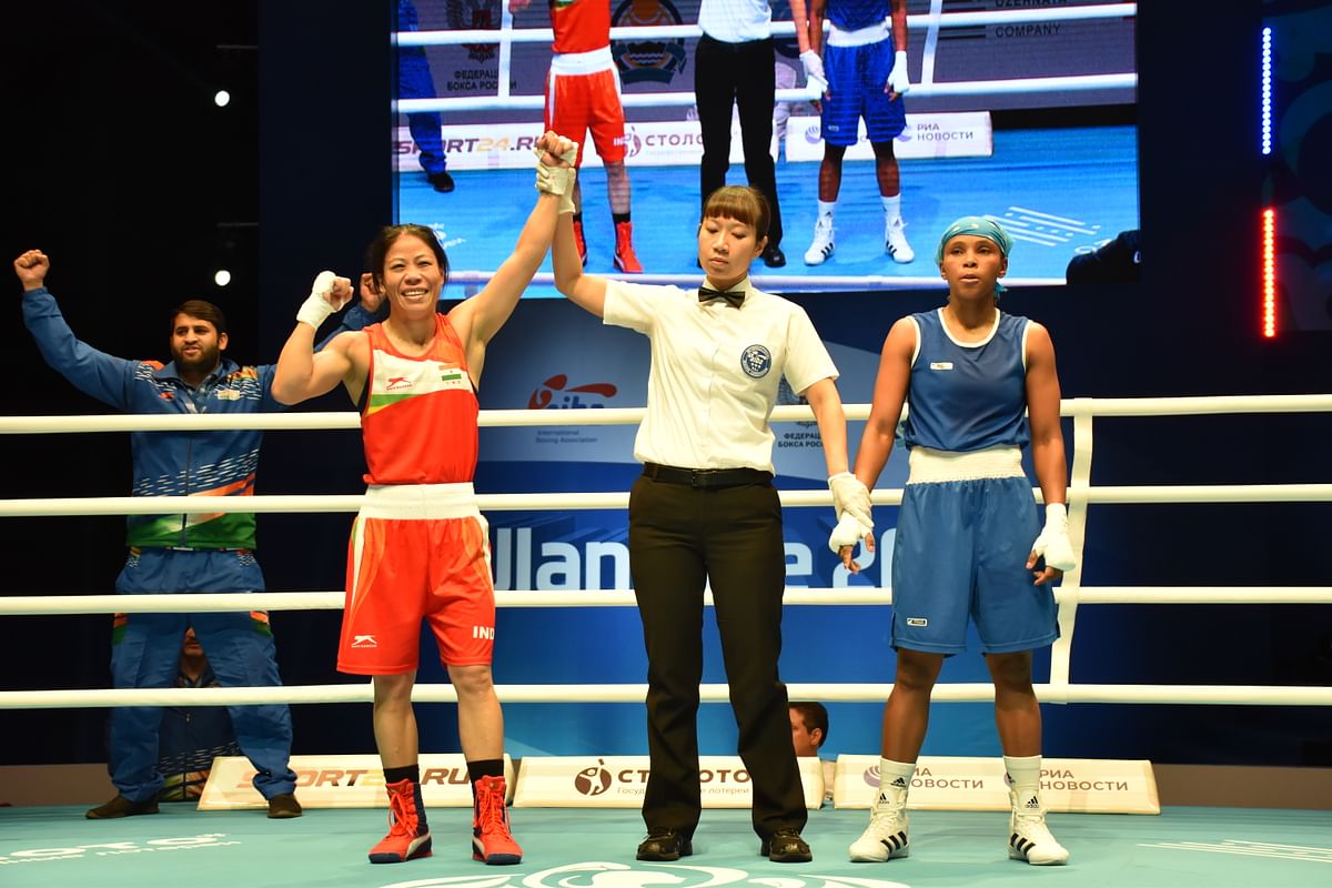 MC Mary Kom (51kg) secured an unparalleled eighth medal at the women’s world boxing championships.