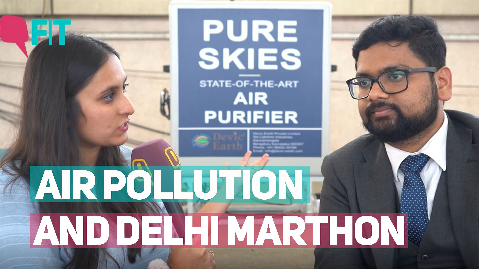 Running a marathon is exciting but in Delhi you wonder - is it safe? How can we save ourselves from air pollution?