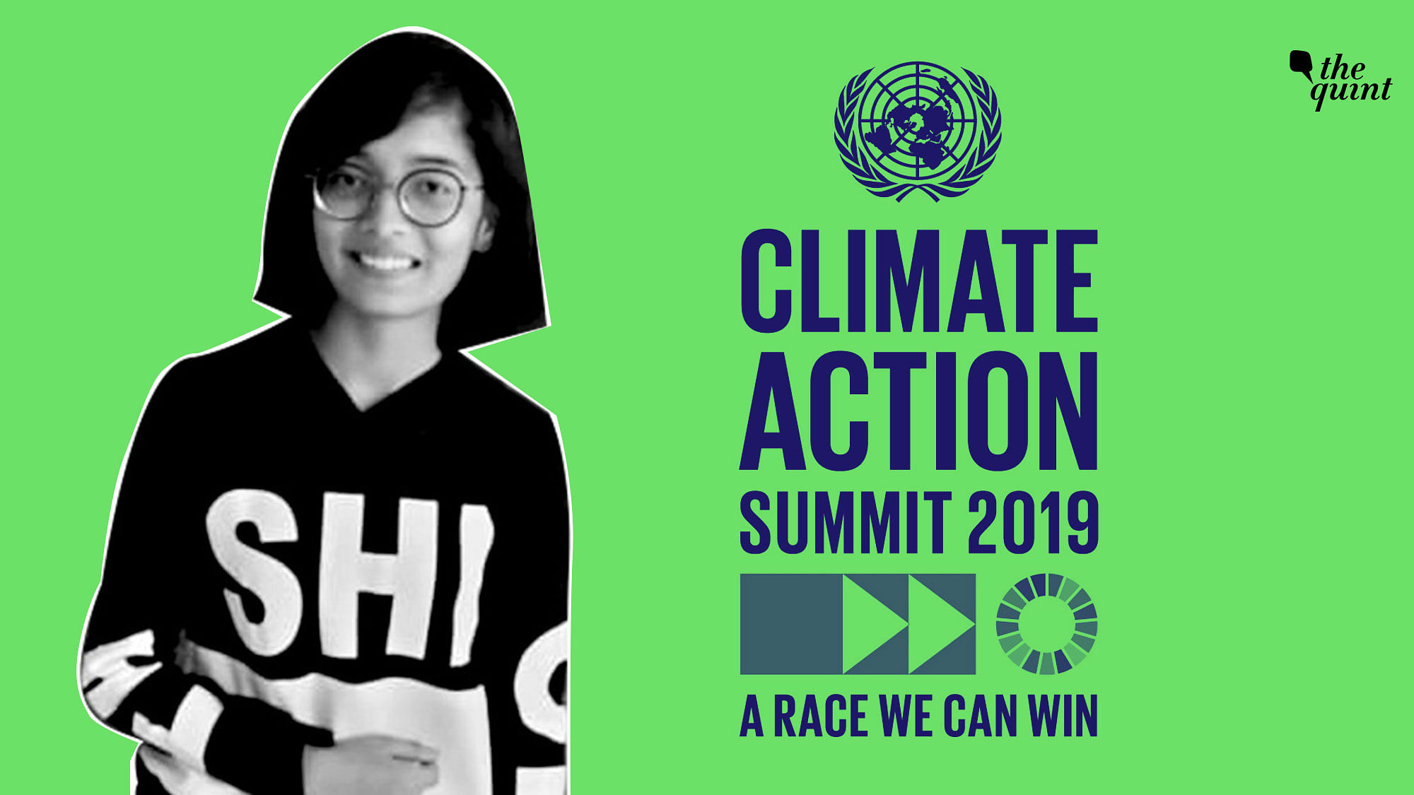 Eleven-year-old Ridhima Pandey from Uttarakhand was one of the 16 child petitioners at the UN Climate Action Summit 2019. 