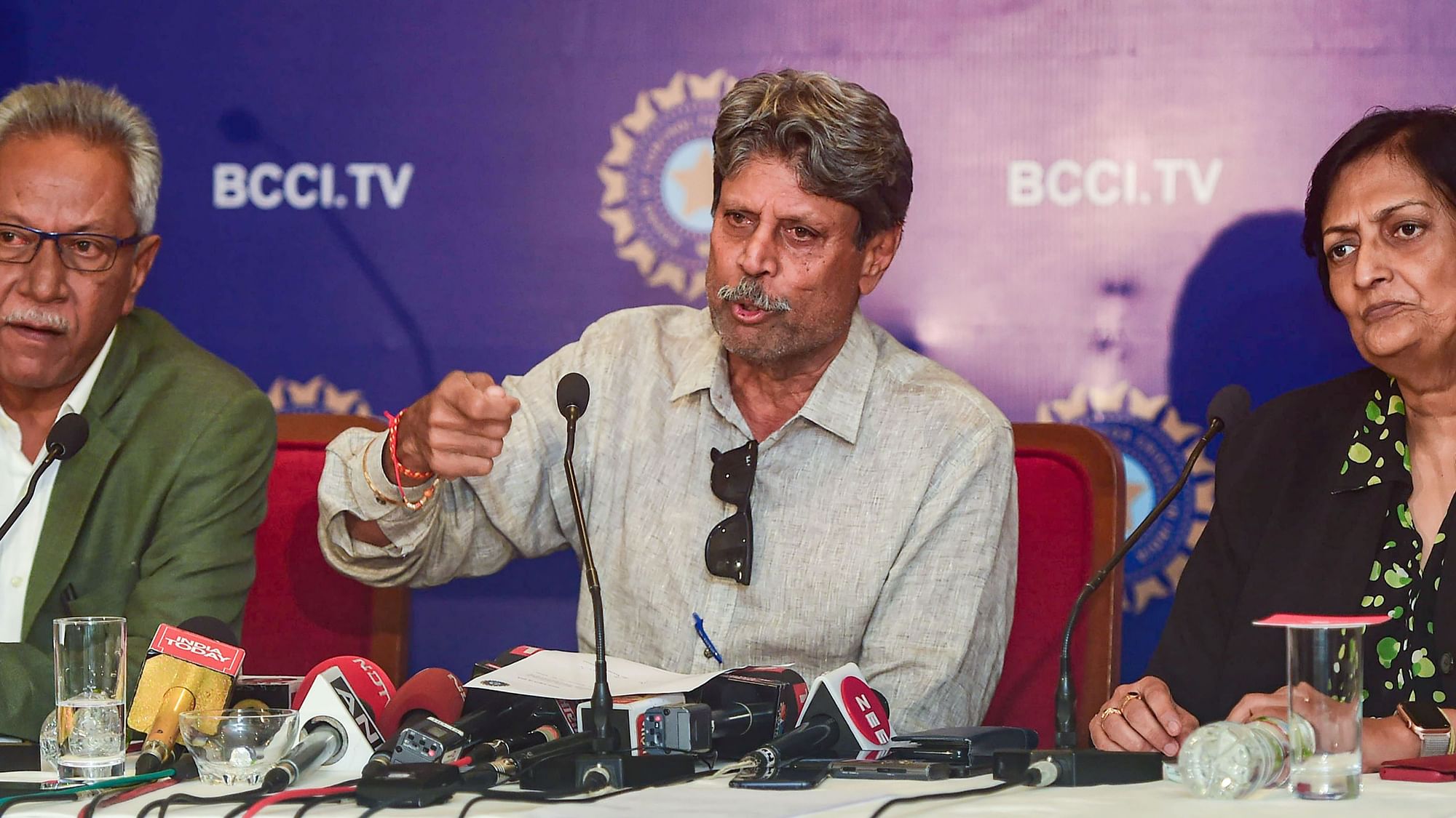 While Kapil Dev and Anshuman Gaekwad are aware of the meeting, third member Shantha Rangaswamy (Right) has revealed that she hasn’t been notified of any such meeting.