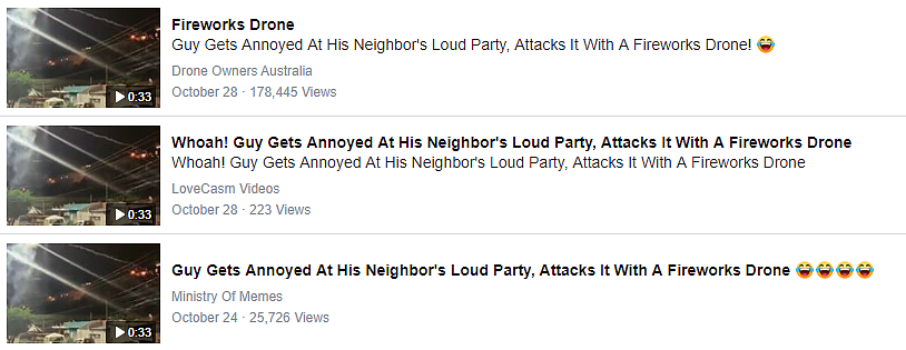 The video is being shared widely on Facebook.