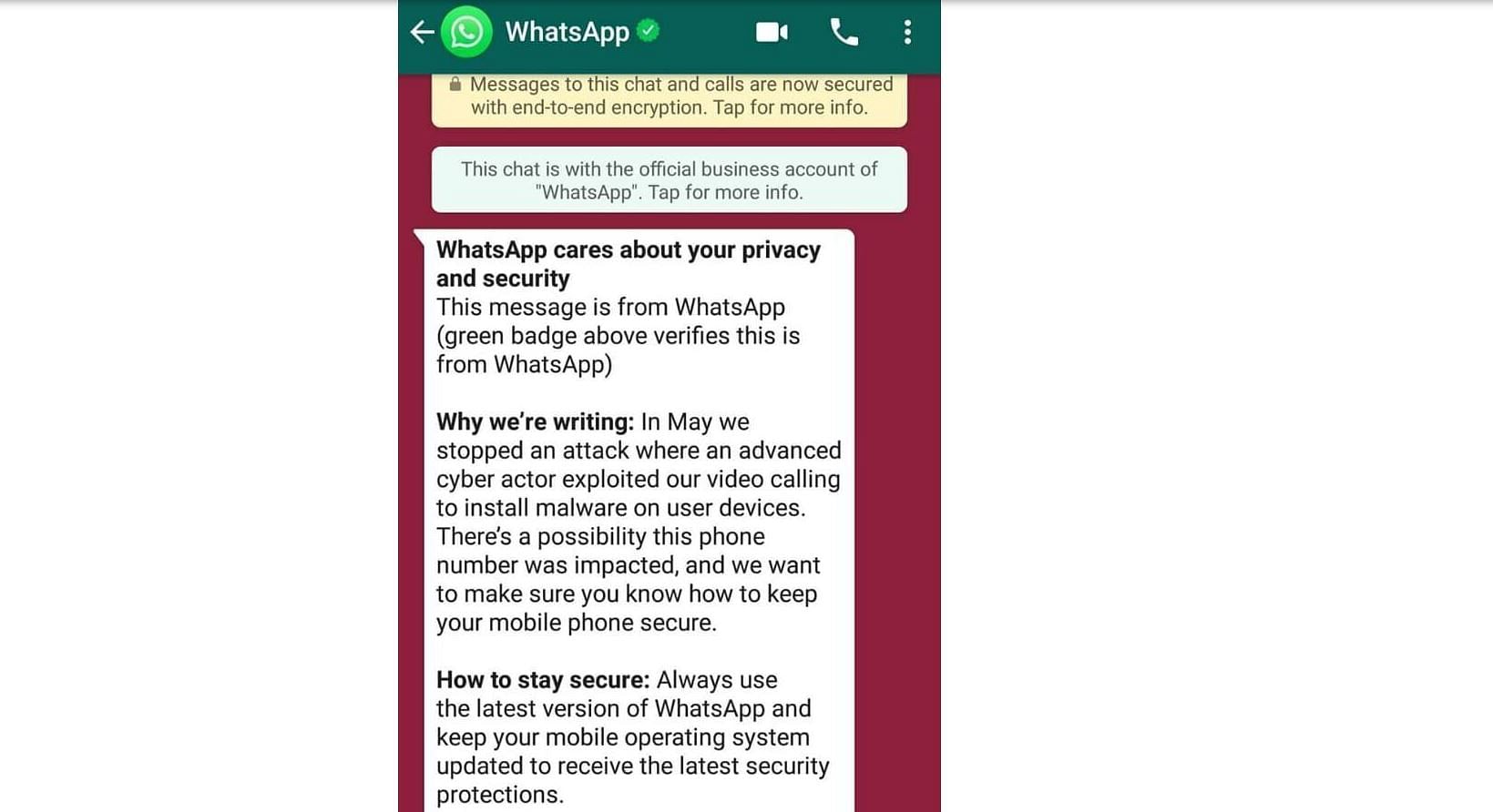 Los usuarios de WhatsApp que tenían la versión de Android anterior a 2.19.134 parecen haber sido afectados por Pegasus.