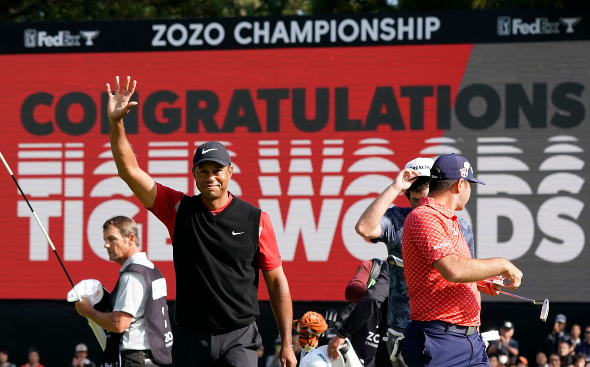 Tiger Woods made golf history when he won the Zozo Championship in Japan for his 82nd US PGA Tour victory.