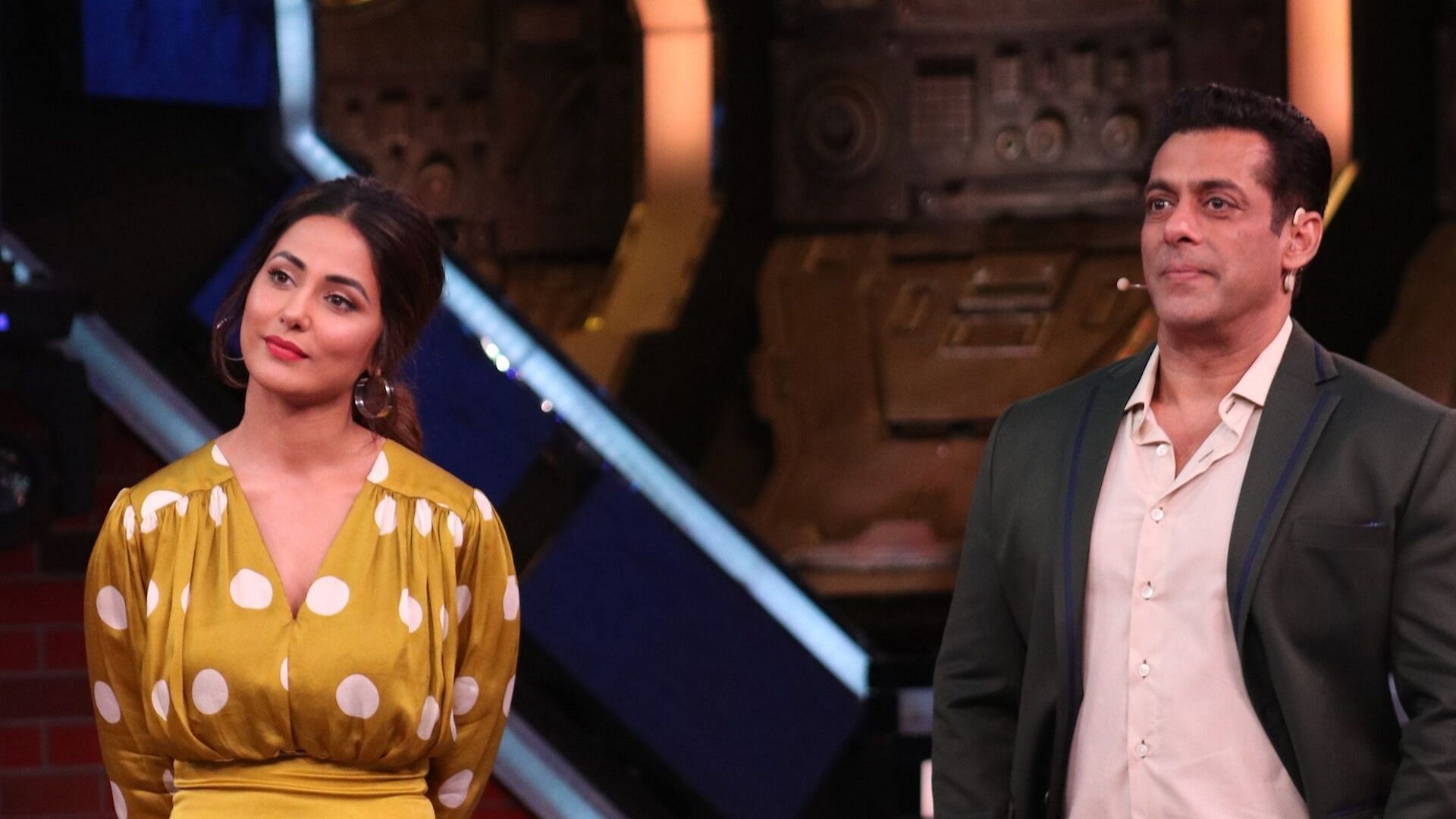 Hina Khan makes a guest appearance on <i>Bigg Boss 13: Weekend Ka Vaar.</i>