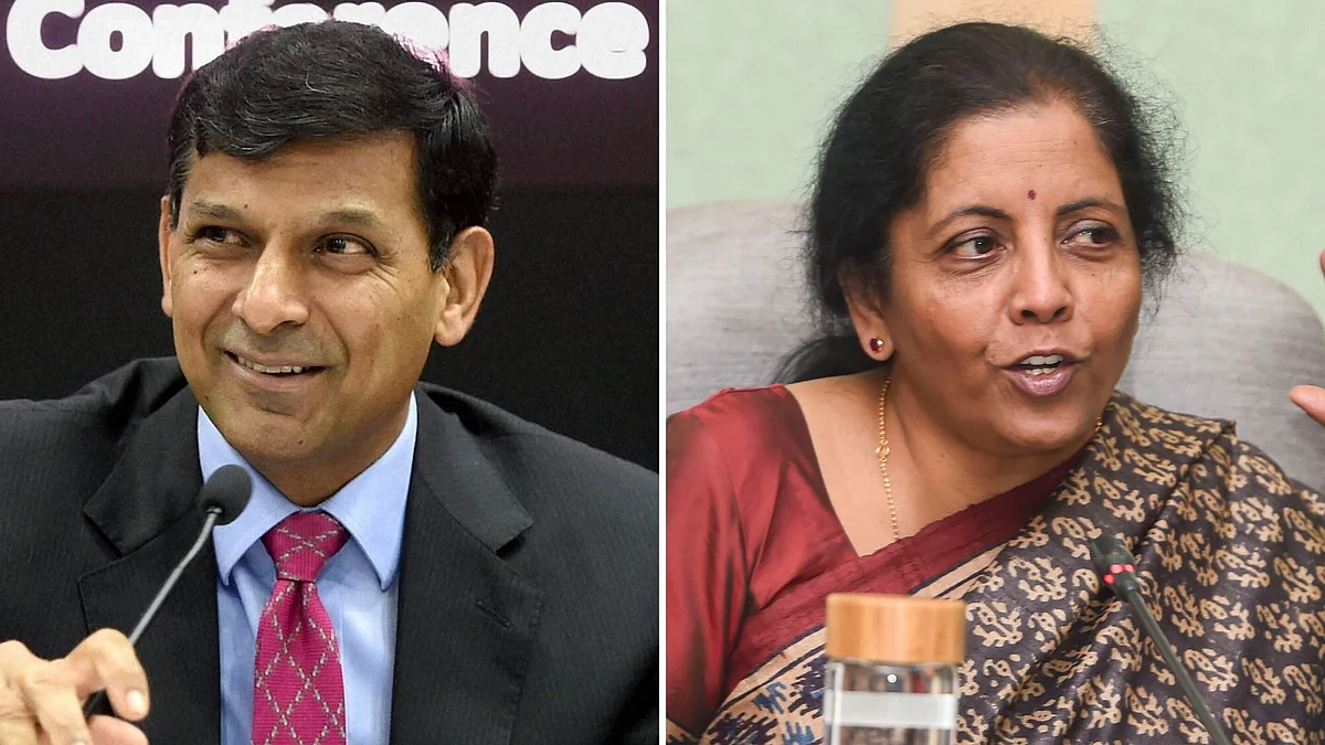 Raghuram Rajan was speaking after Sitharaman had said that Indian PSBs had the “worst phase” under Manmohan Singh and him.