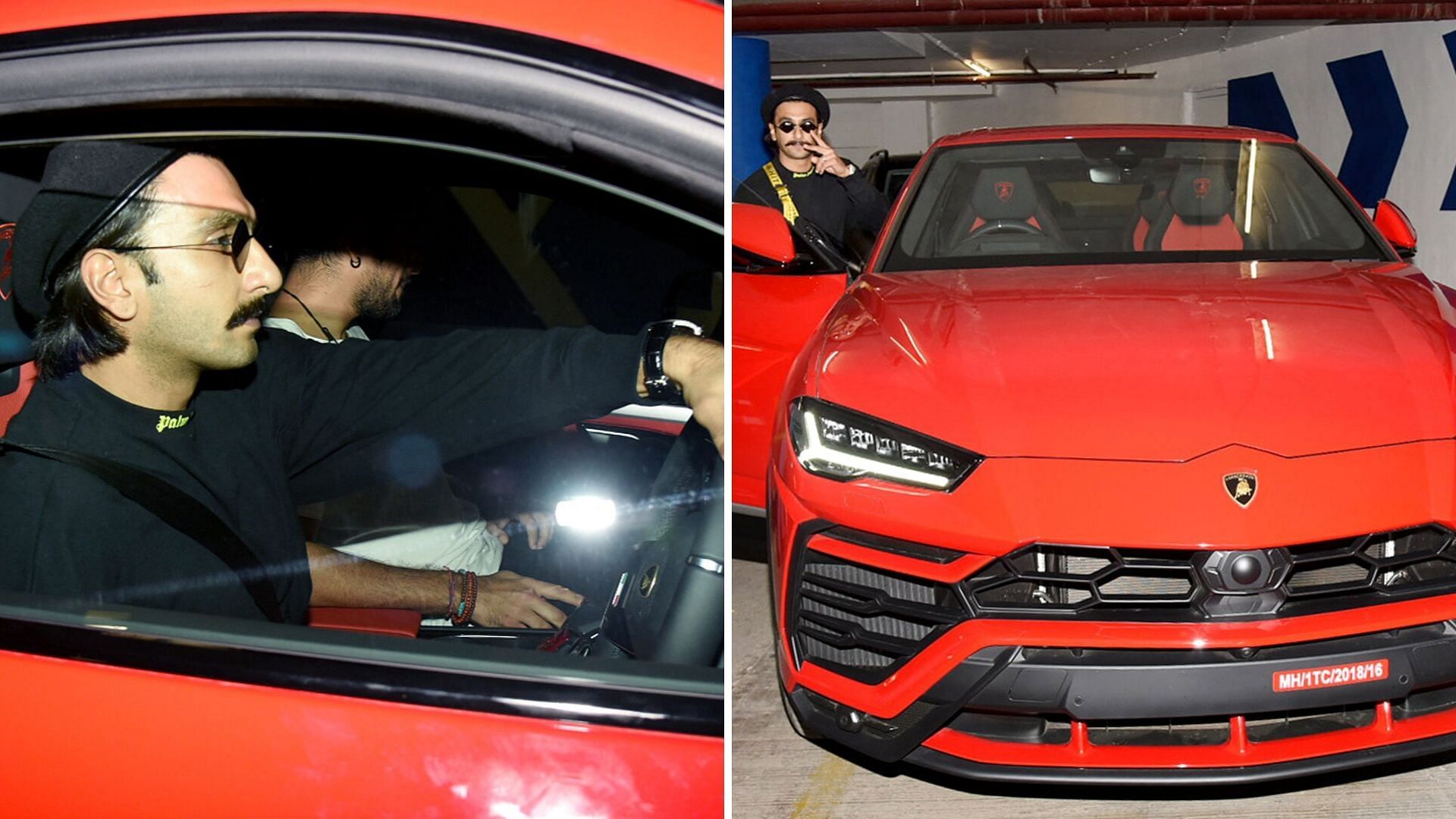 Ranveer takes his new toy out for a drive.