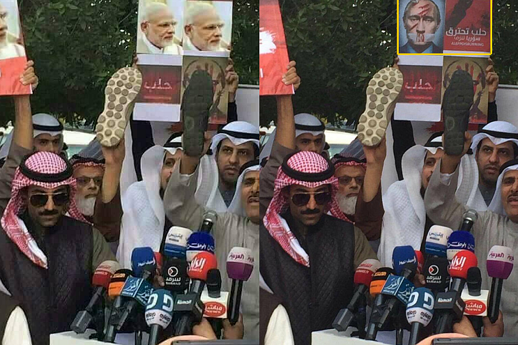Left: Photoshopped image. Right: Original image.
