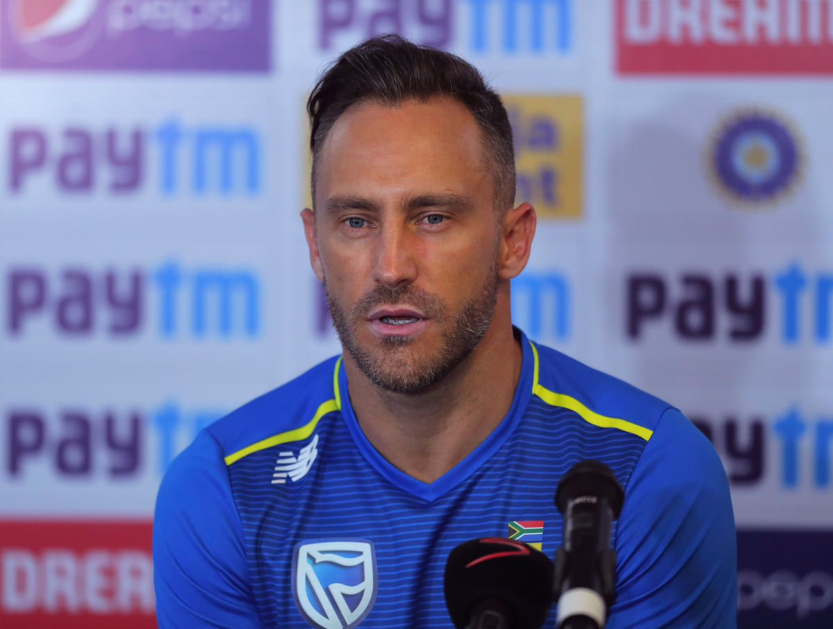 Faf du Plessis has said he will be sending a proxy for the coin toss in Ranchi.