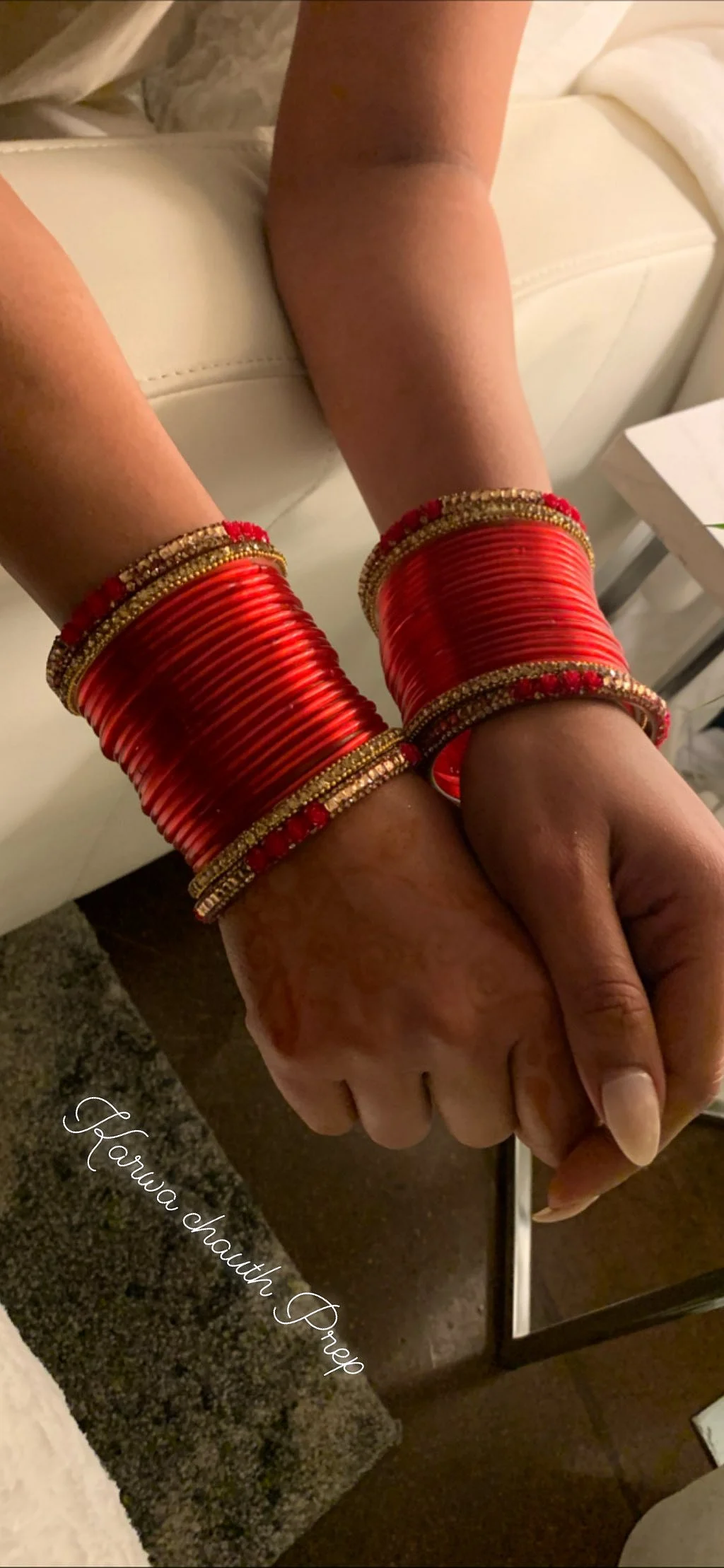 Priyanka Chopra prepares for Karva Chauth. 