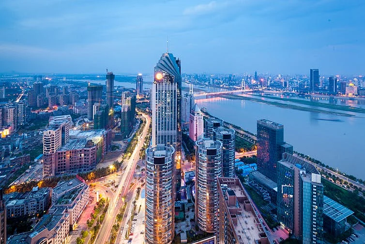 The bright lights of Shenzen, China