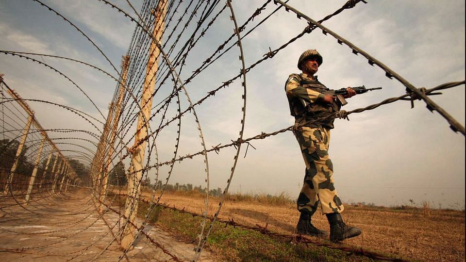 File photo an Indian security along the LoC in Jammu and Kashmir.
