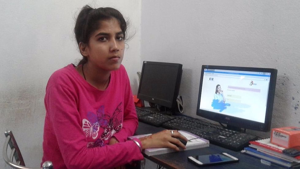 In Alawalpur, Bihar’s first digital village, young girls like Chandni Kumari are able to be locally employed while pursuing a part-time undergraduate course.