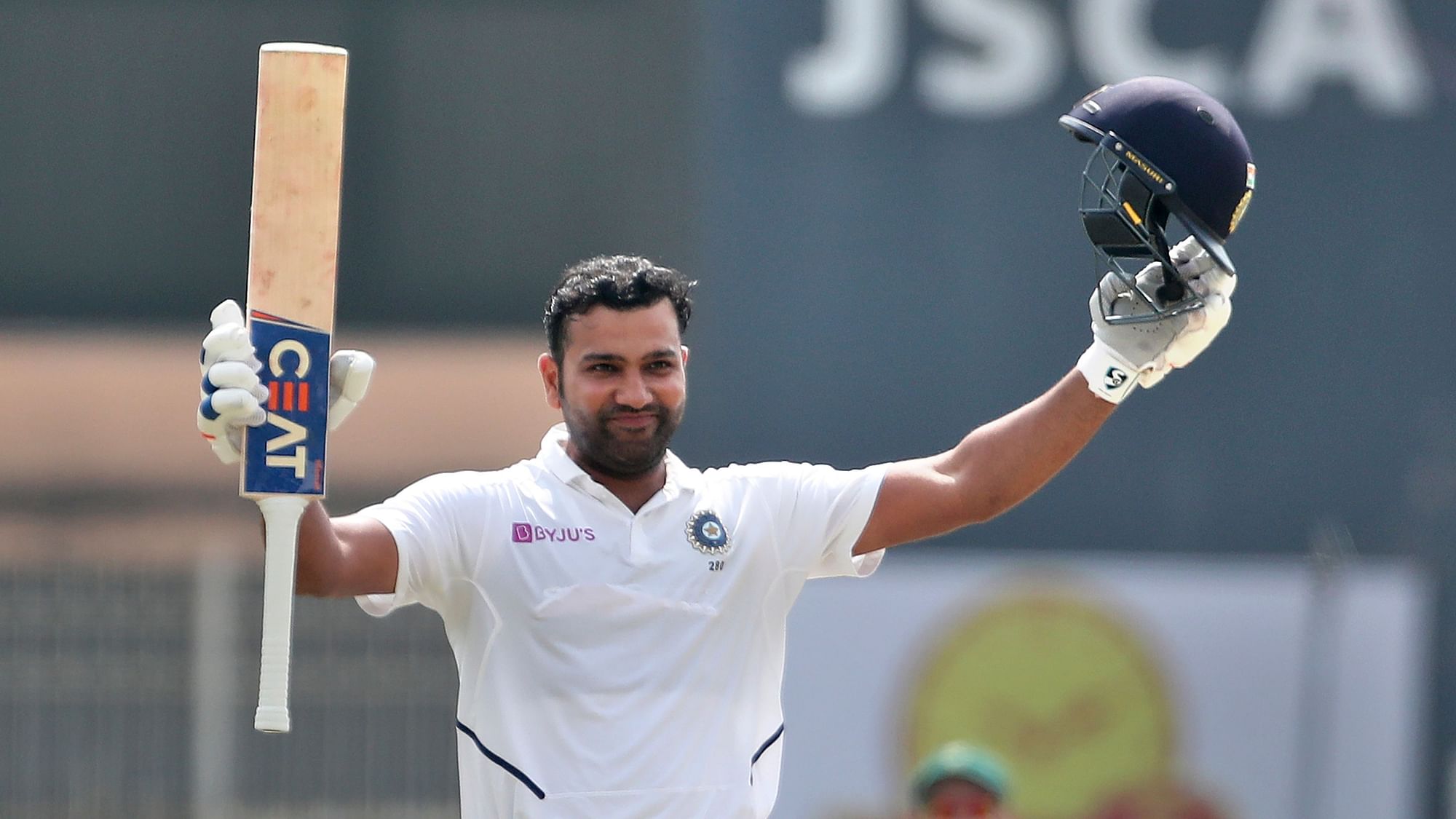 Rohit Sharma scored his maiden double century in Test cricket.
