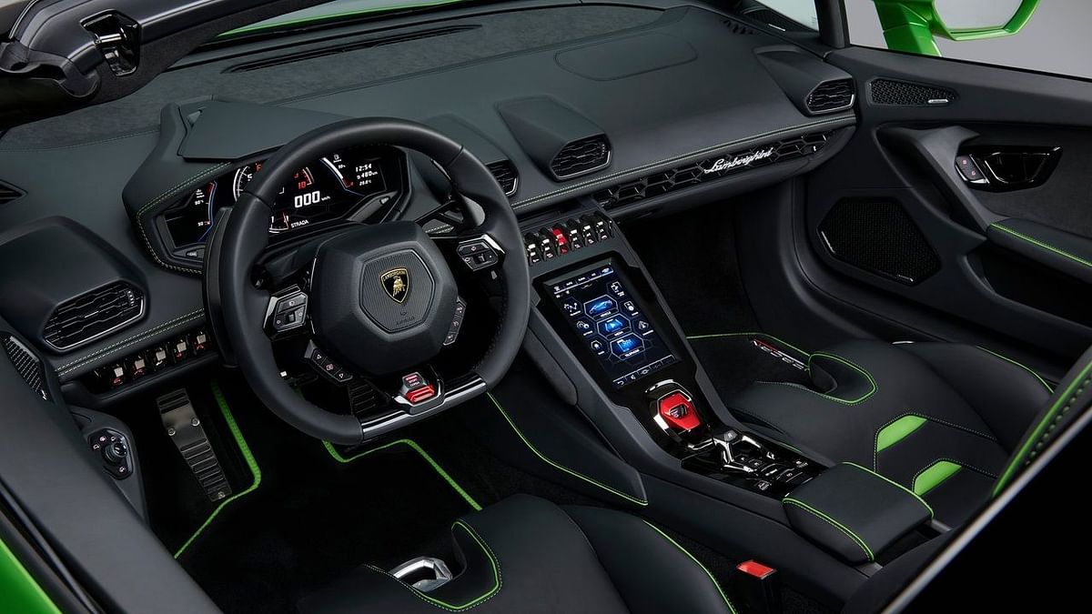 Lamborghini Huracan Evo Spyder draws lot of its mechanics from the Coupe.