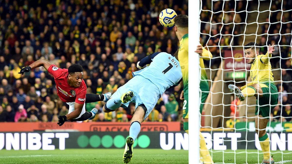 It was 3-0 for Manchester United in the 73rd as Martial made up for his penalty miss.