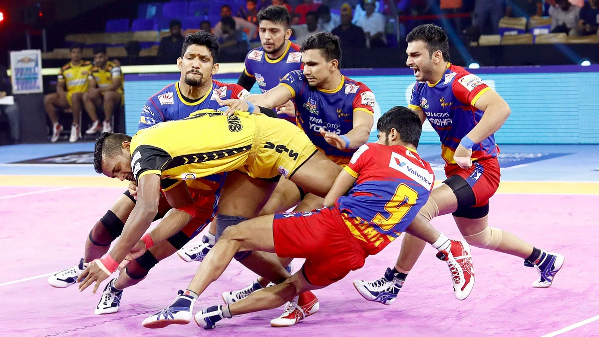 PKL 2019: Telugu Titans Beat UP Yoddha 41-36 in Pro Kabaddi League