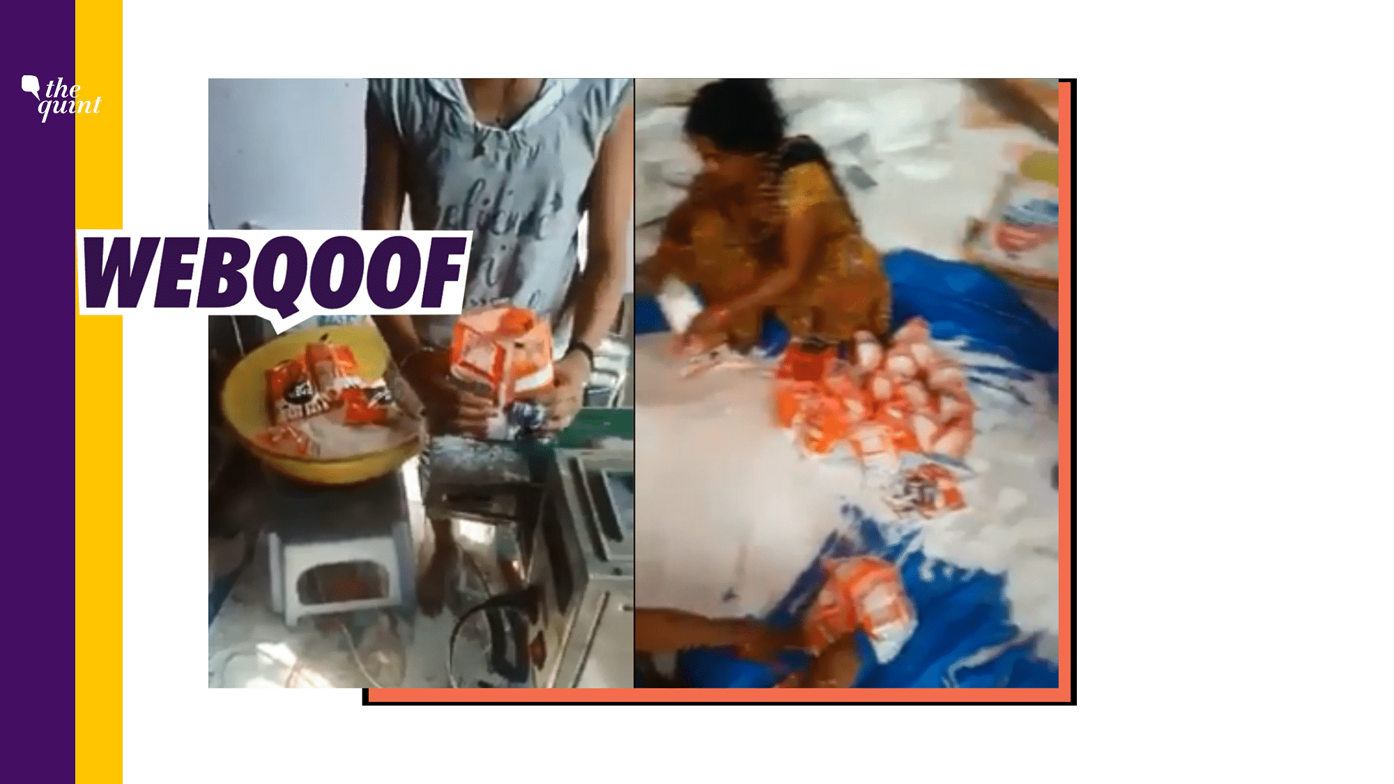 A viral video falsely claimed that it shows the packaging of Tata Salt in an unhygienic manner.