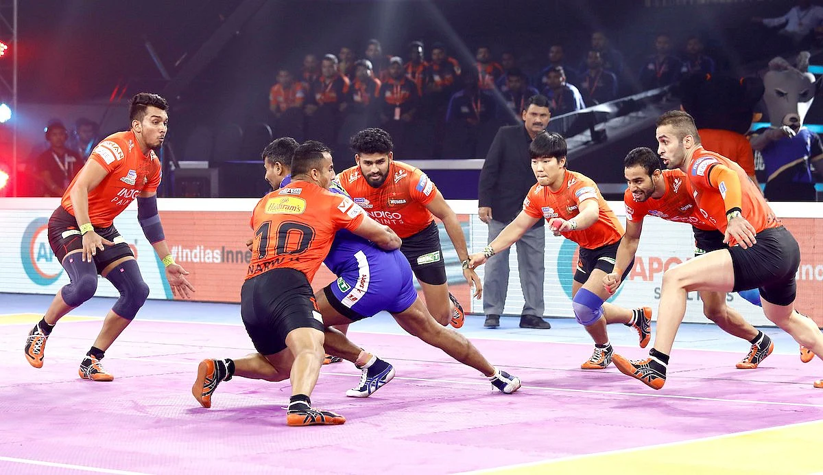 PKL 2019: U Mumba Beat Haryana Steelers 46-38 to Enter Semis