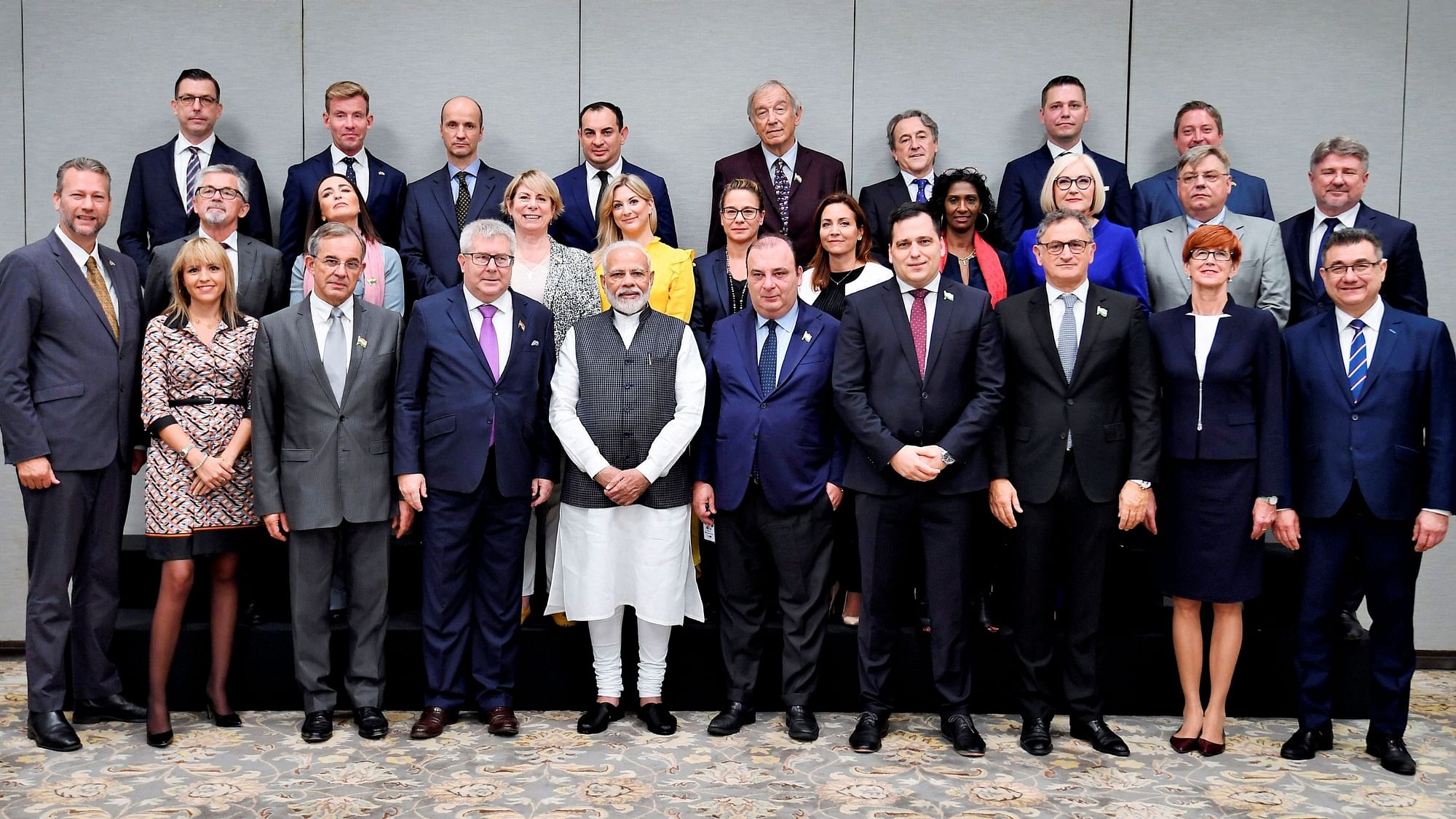 PM Narendra Modi met the members of European Parliament in New Delhi on 28 October.