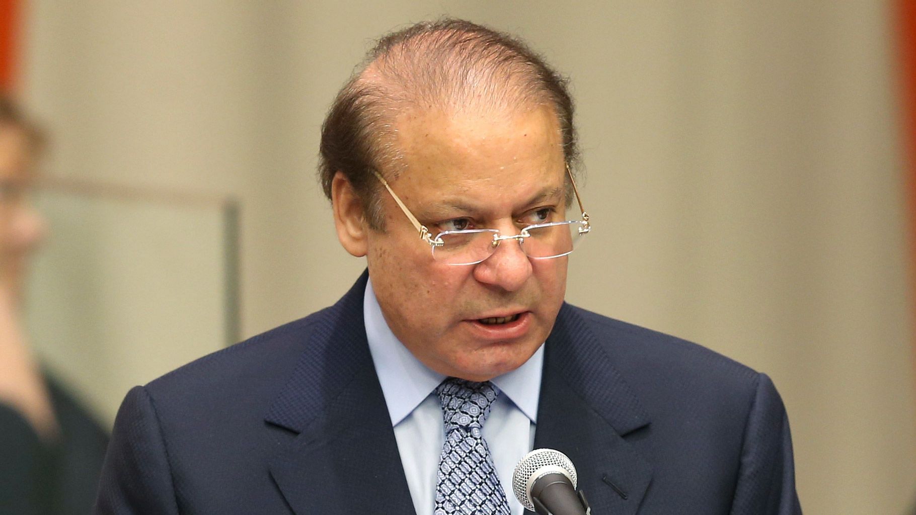 File image of former Pakistan Prime Minister Nawaz Sharif.&nbsp;