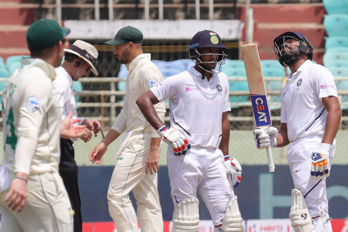 India are playing South Africa in the first Test of the three-match series at Visakhapatnam.