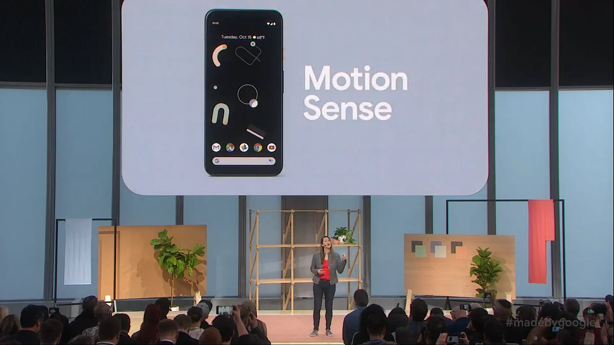 Motion Sense announced on the Pixel 4.