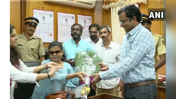  Pranjal Patil, India’s first visually challenged woman IAS officer, as she assumes charge as the Sub Collector of Thiruvananthapuram.&nbsp;