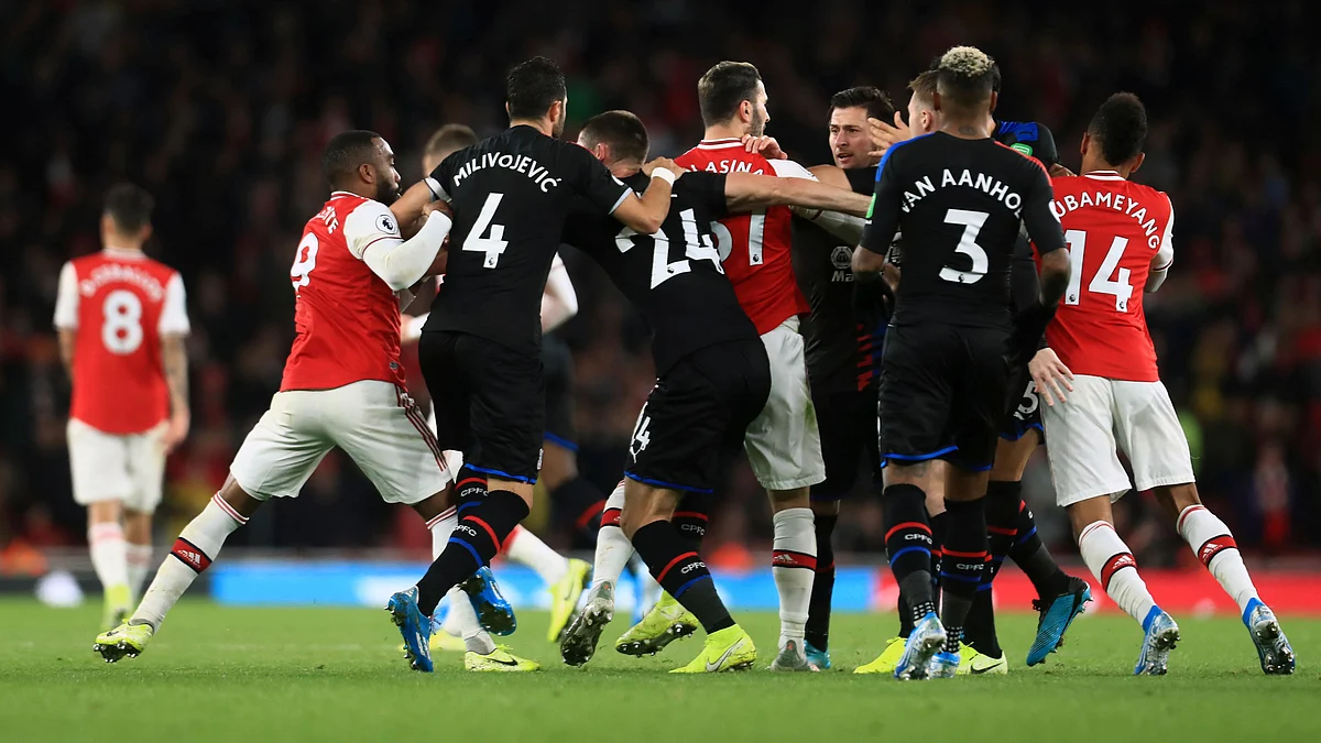 Things started to go wrong in the 32nd minute when Luka Milivojevic netted a penalty that was awarded after a VAR review.
