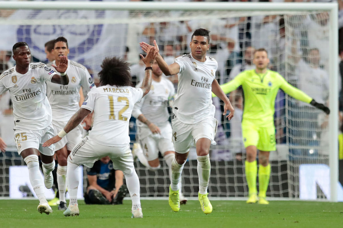To avoid defeat against Club Brugge, Real Madrid had to fight back from 2-0 down to draw 2-2.